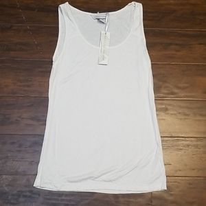 Nomadic Traders tank top sleeveless round neck cream New with tags  sz small